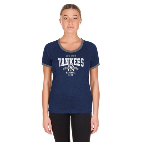 MLB New York Yankees Women's Heather
Bi-Blend Ringer T-Shirt - M new - Picture 1 of 7